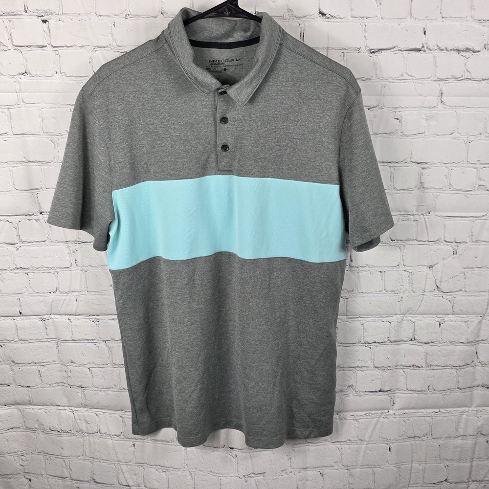 NIKE GOLF DRI-FIT TOUR PERFORMANCE STANDARD FIT POLYESTER SHIRT Sz LARGE, L